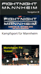 Mobile Screenshot of fight-night-mannheim.com